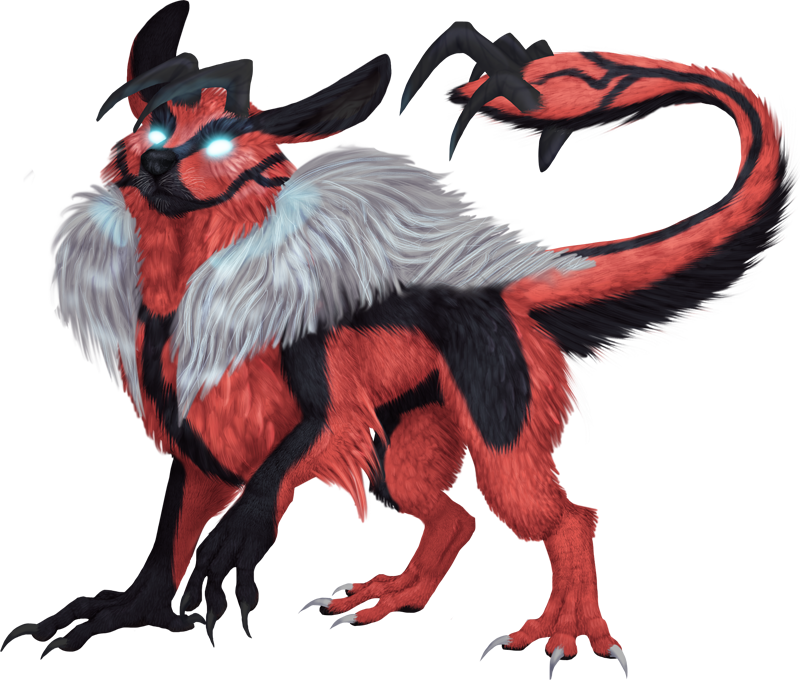 Yveltal Stoneice Fire Mutant (800x680), Png Download