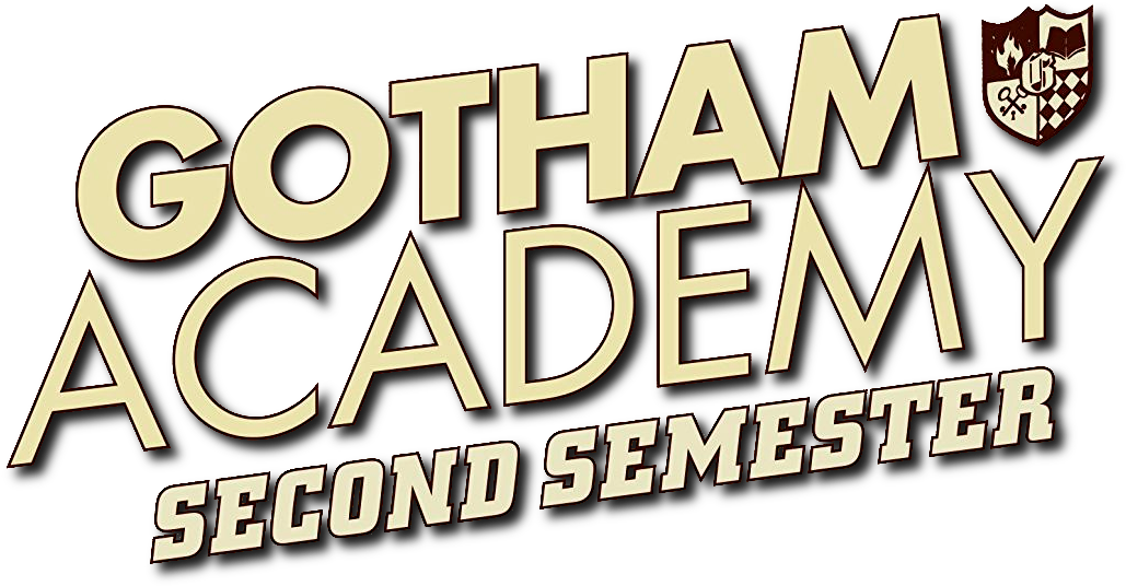 Gotham Academy Second Semester Logo (1039x567), Png Download