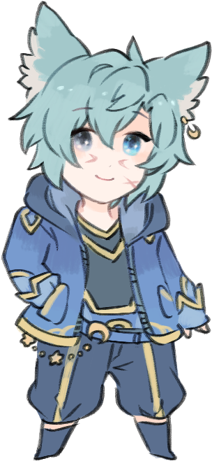 [fanart]commission Of My Lovely Catboy (692x731), Png Download