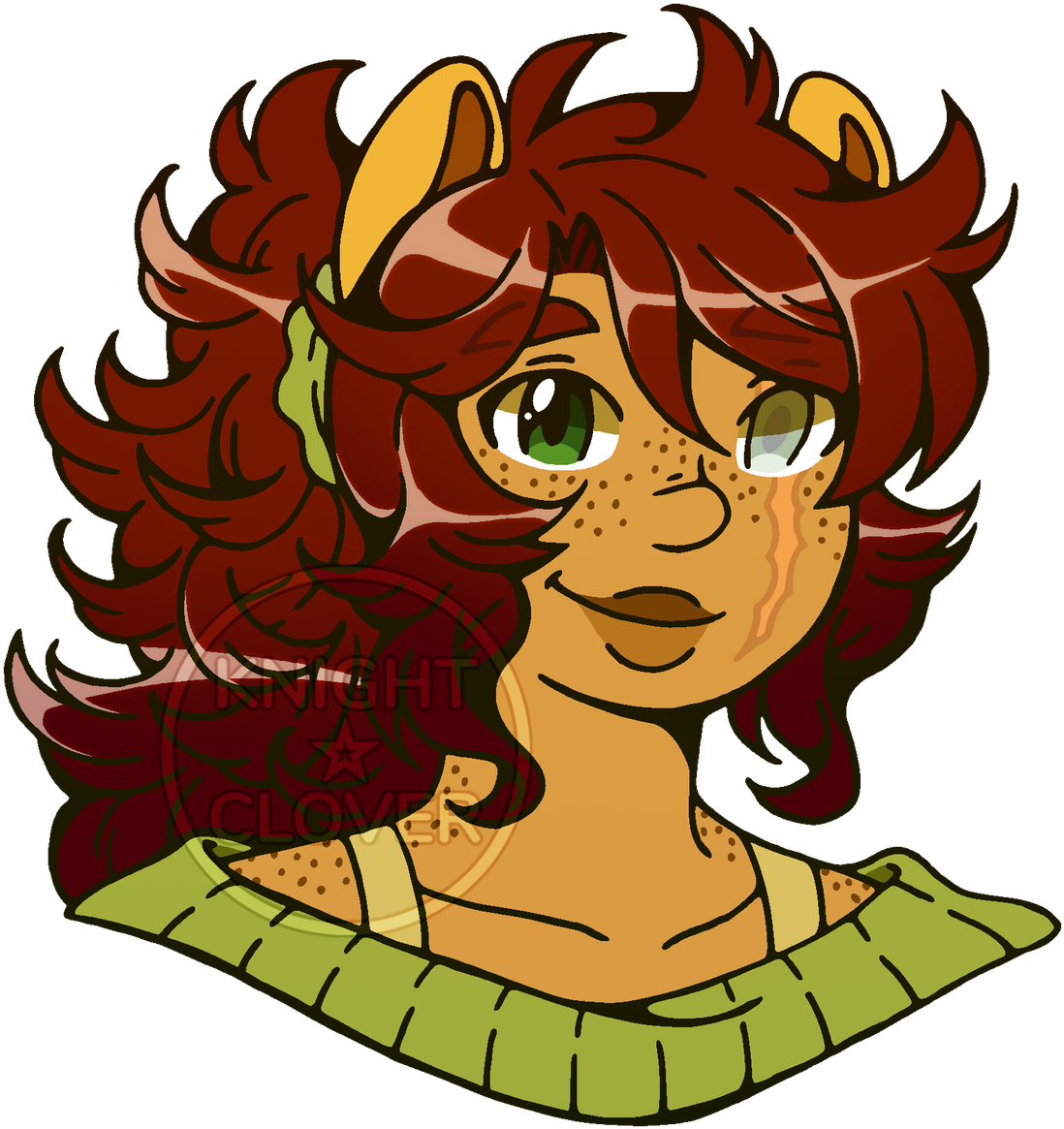 Brown Catboy Digitalart (1133x1200), Png Download