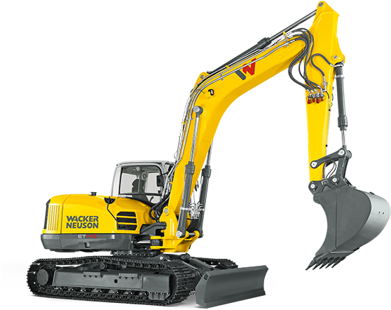 Et145 Excavadora Sobre Cadenas (700x466), Png Download