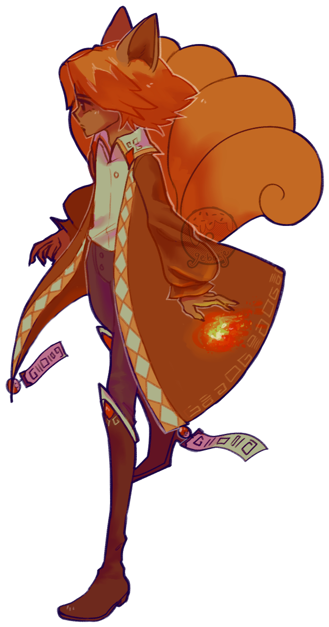 [closed] Vulpix Gijinka (768x1338), Png Download