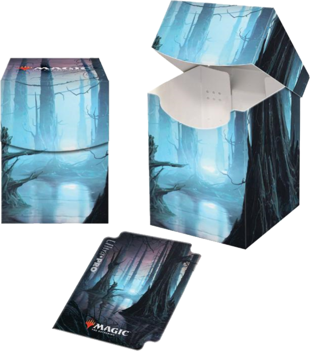 Ultra Pro Mtg 100 Deck Box-unstable Lands Swamp (617x700), Png Download