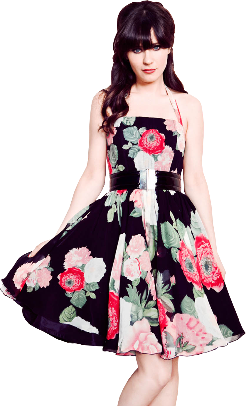 Zooey Deschanel Png (875x1385), Png Download