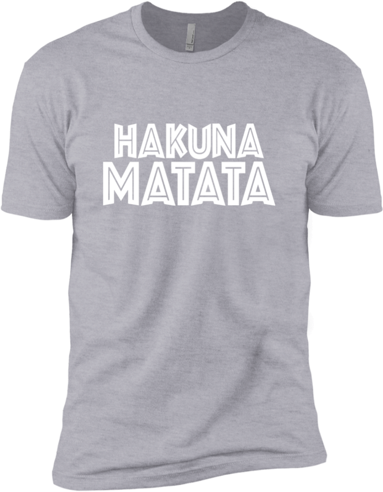 Hakuna Matata Nl3600 Next Level Premium Short Sleeve (1024x1024), Png Download