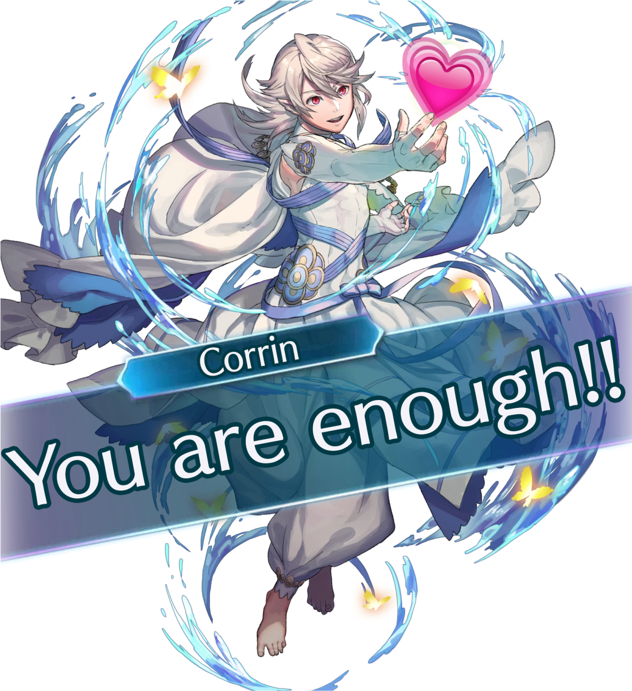 Dream Princess Corrin Saying "please Love And Take (1280x1459), Png Download