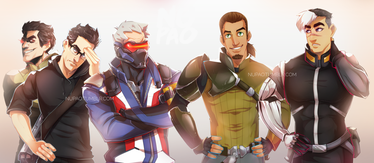 Harrison Wells/eobard Thawne// The Flash Soldier 76//overwatch (1280x557), Png Download