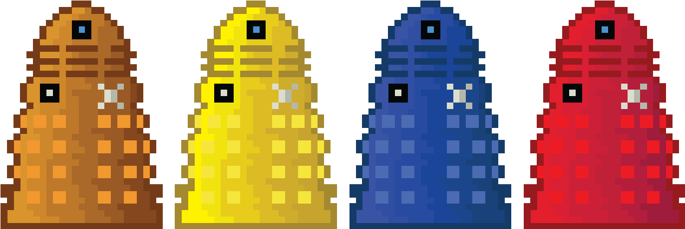 The Daleks (1371x508), Png Download