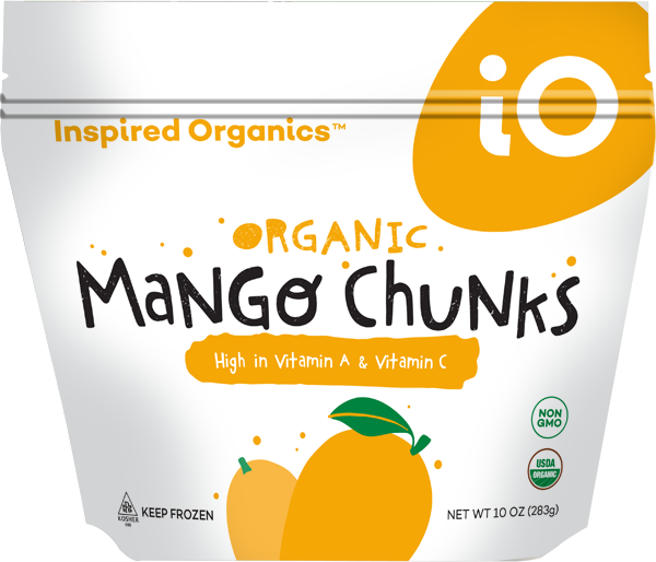 Organic Mango Chunks (600x514), Png Download