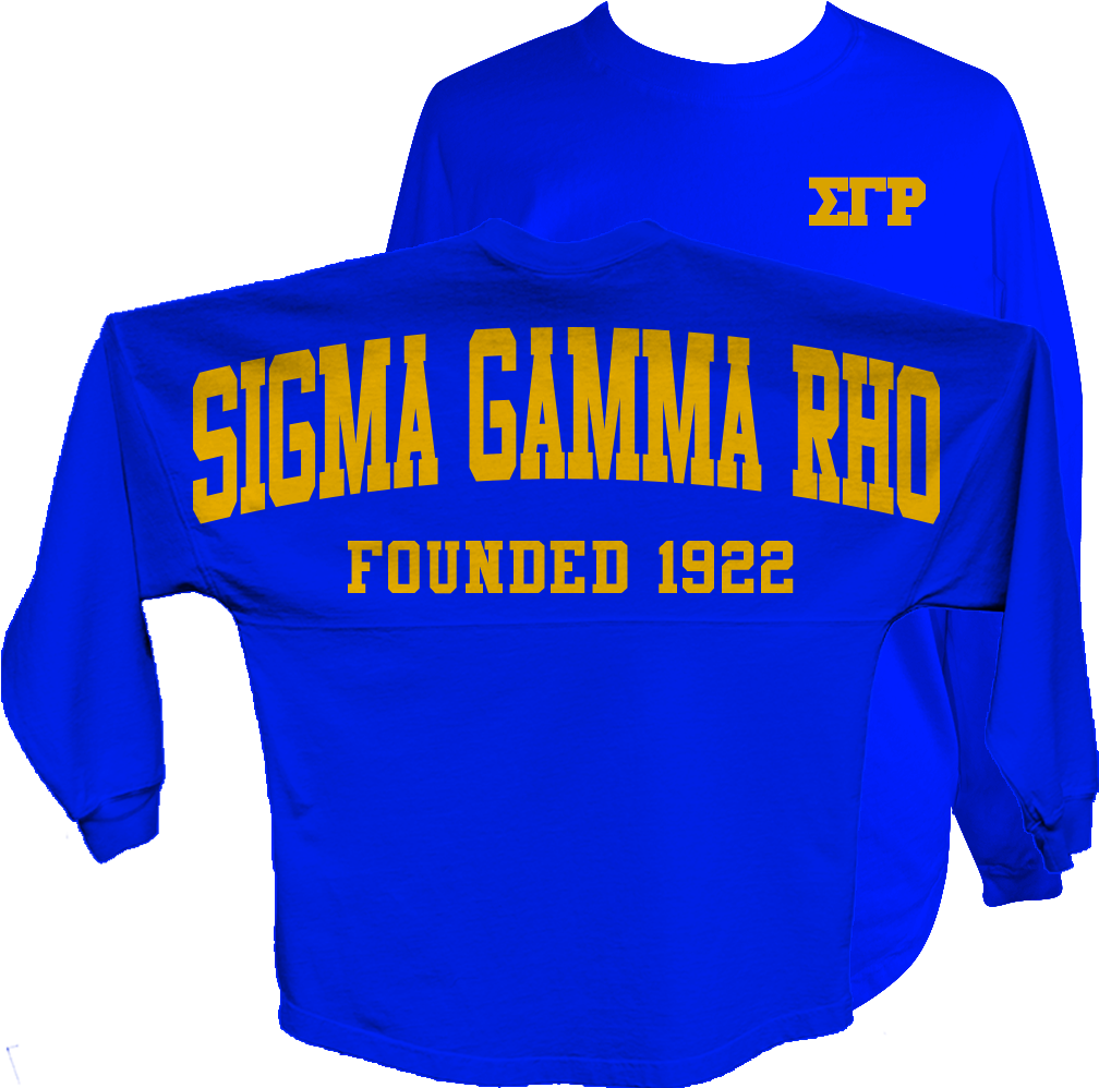 Sigma Gamma Rho Spirit Jersey (1024x1024), Png Download