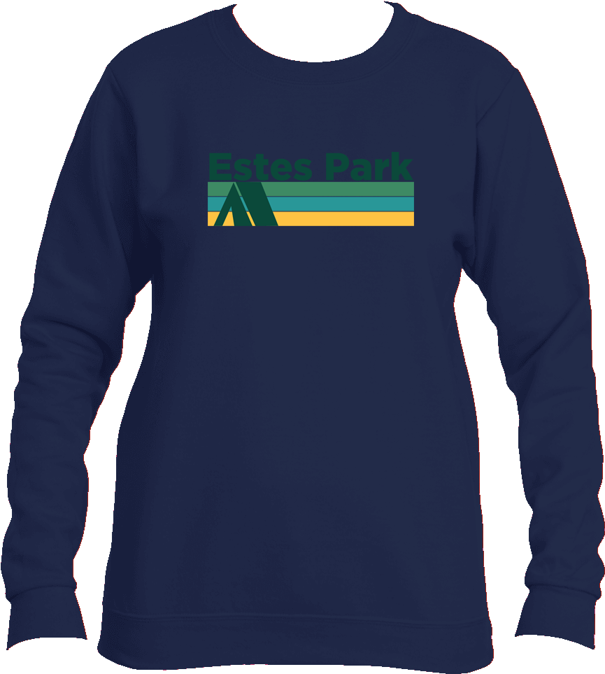 Estes Park Retro Camping (1000x1000), Png Download