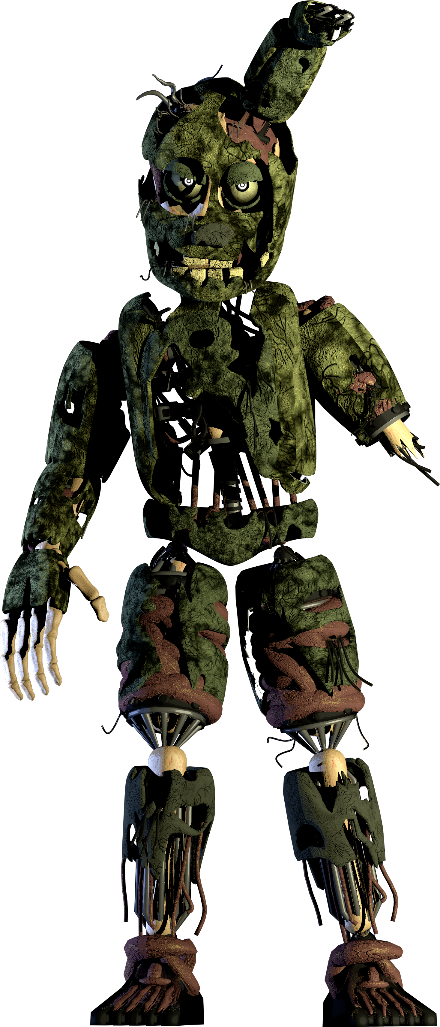 Springtrap (1467x3420), Png Download
