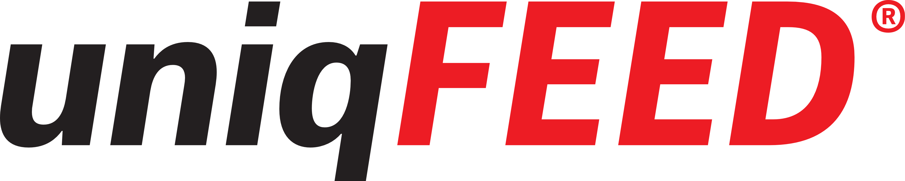 Uniqfeed-logo (3571x715), Png Download