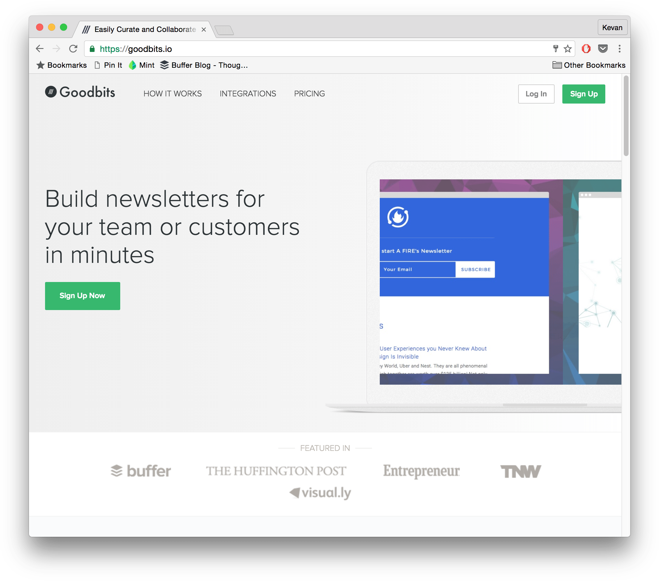 Ready-made Email Newsletters From The Content You Discover (2240x1970), Png Download