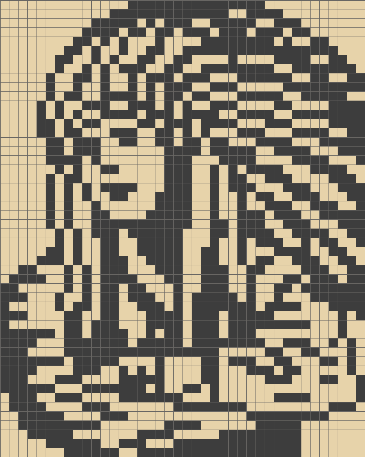 Solution For Original Crossme Level (1200x1500), Png Download