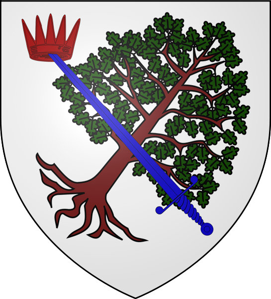 Macgregor Of Macgregor Argent, An Oak Tree, Eradicated (545x600), Png Download