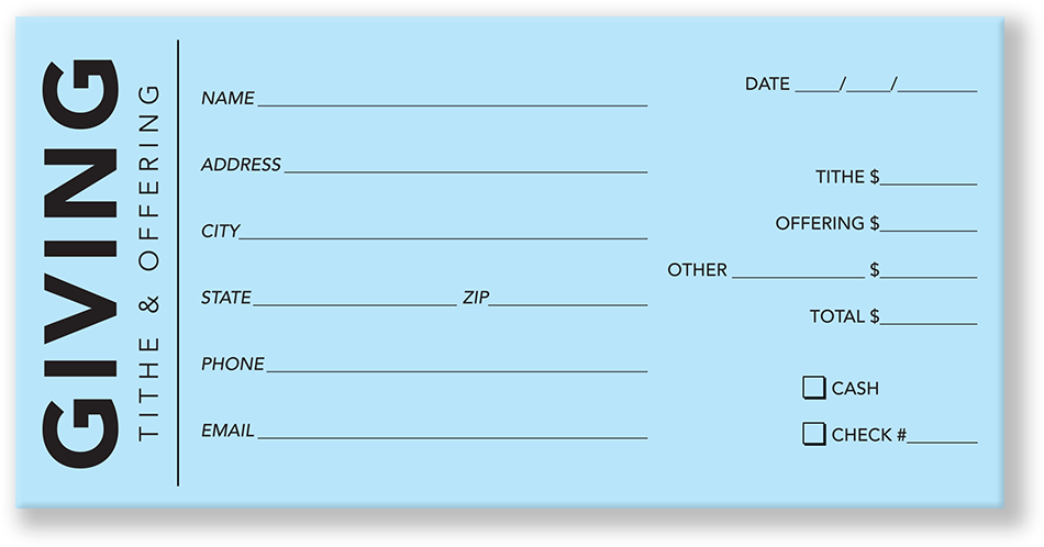 Church Offering Envelopes (950x498), Png Download