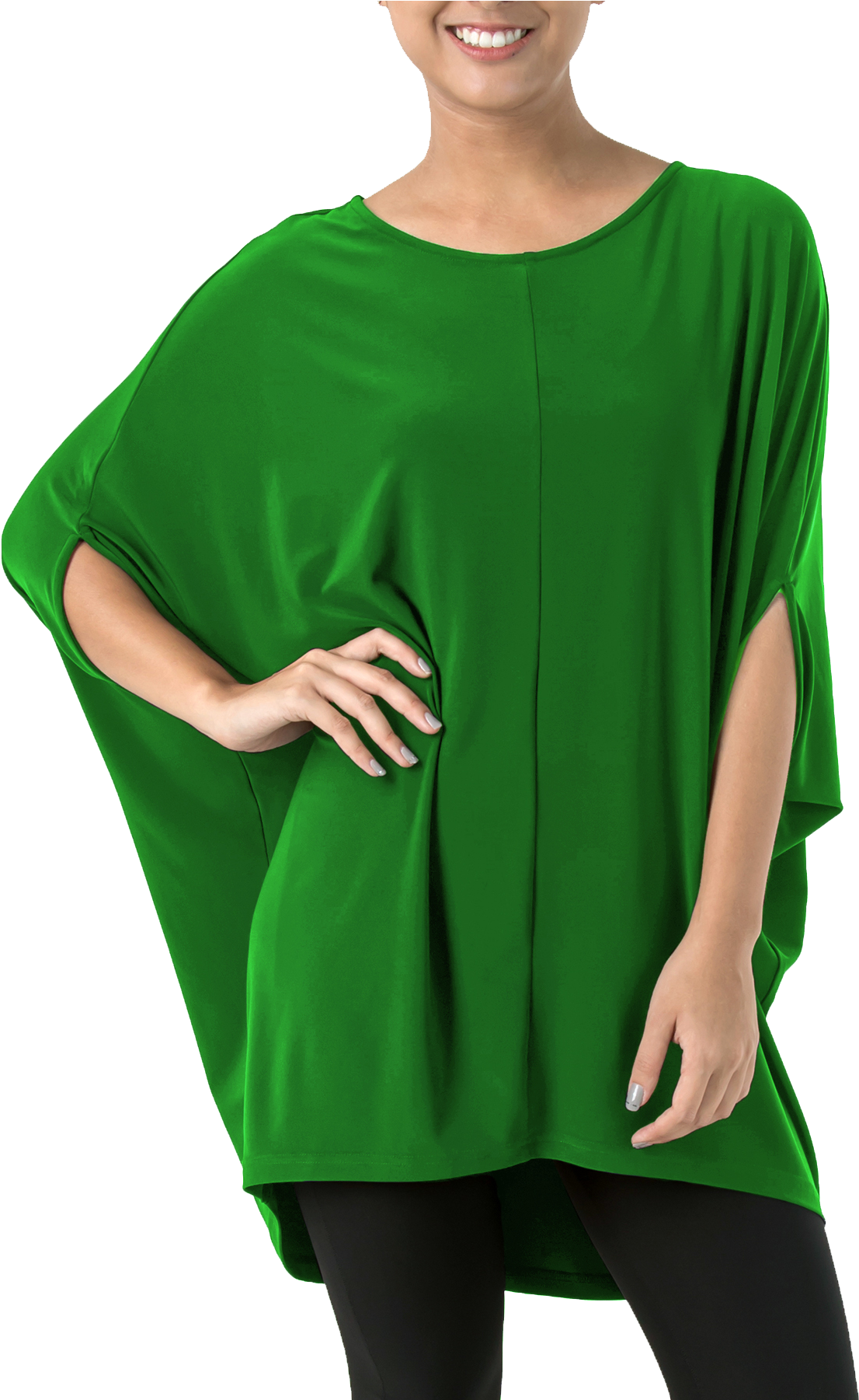 Overall Poncho Jade (1200x1800), Png Download