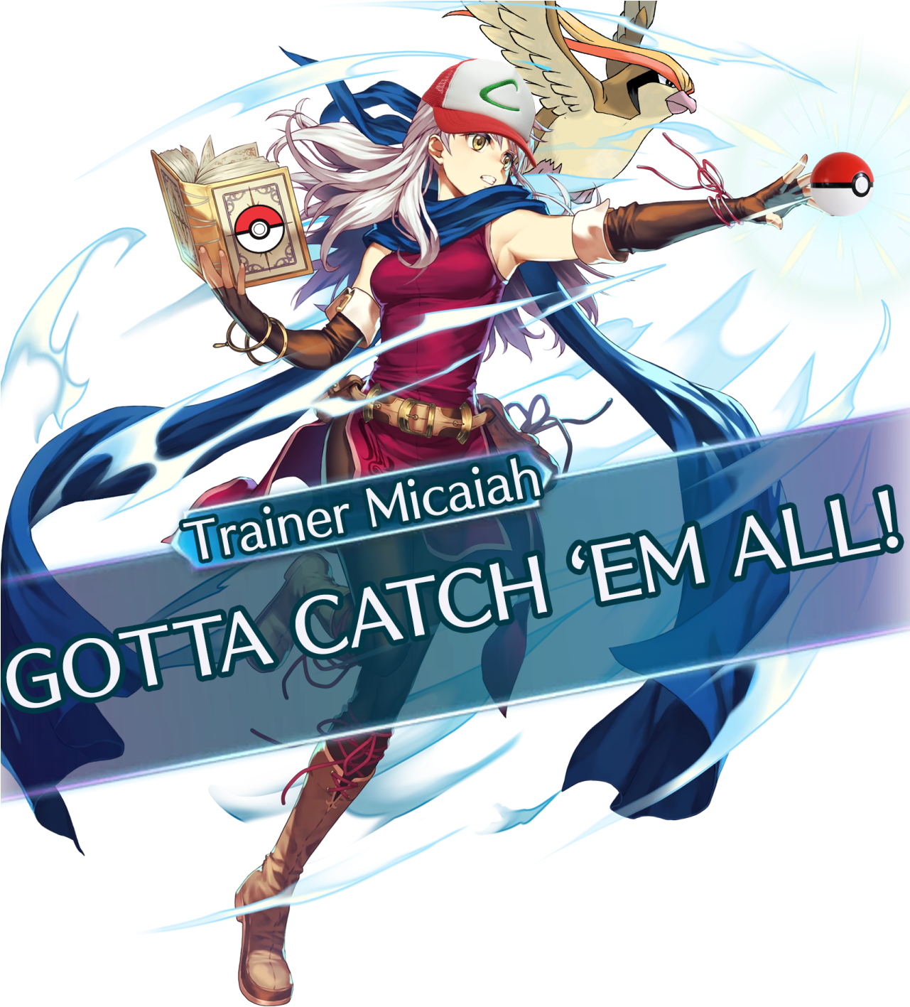 Micaiah Saying “gotta Catch 'em All ” (1280x1446), Png Download