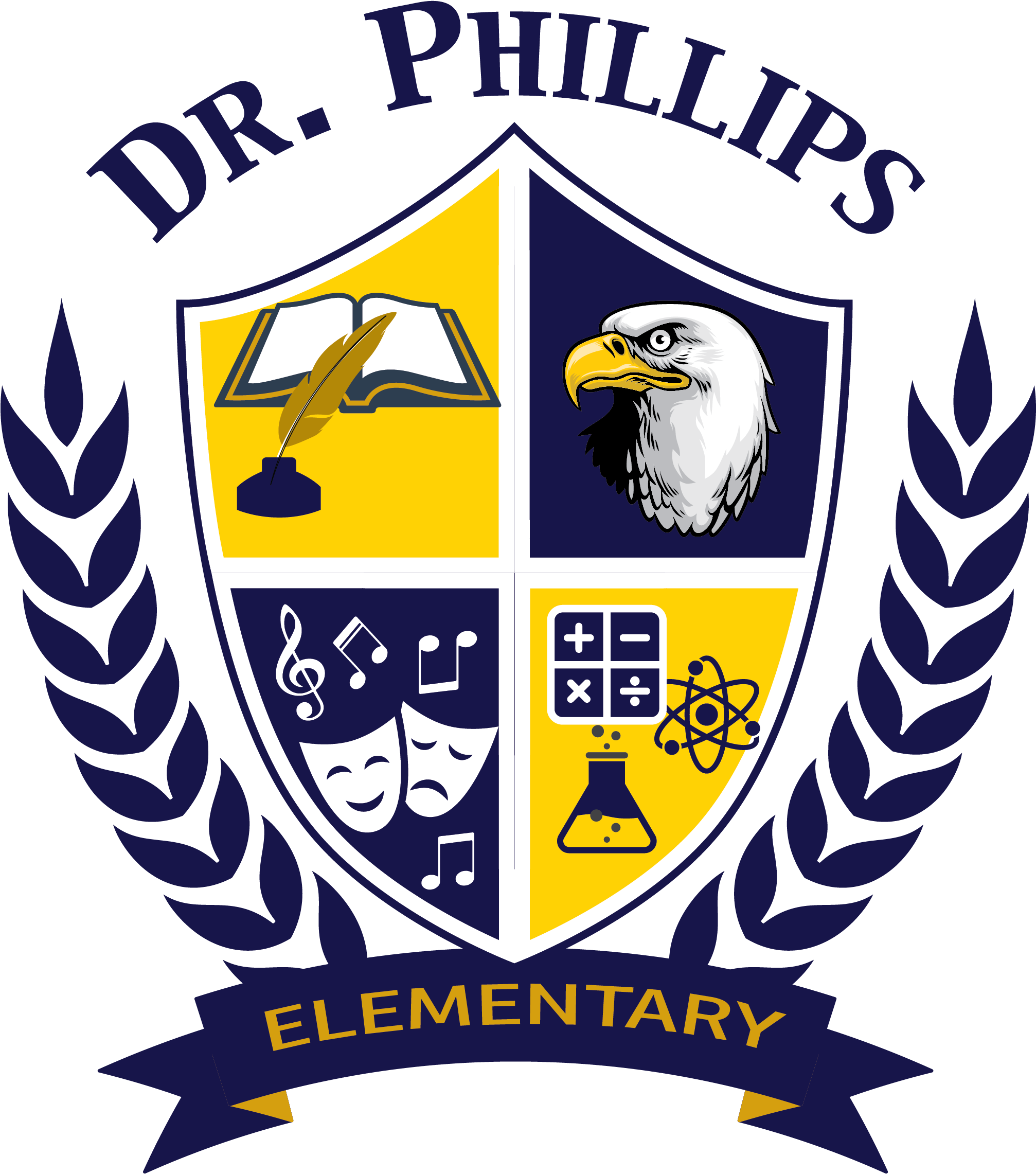 Orange County Public Schoolsdr Phillipselementary School (2550x3300), Png Download