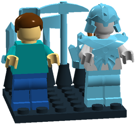Minecraft Diamond Png (1600x833), Png Download