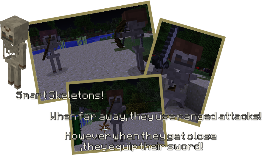 Primitive Mobs Mod (991x528), Png Download