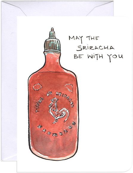 May The Sriracha Be With You (800x678), Png Download