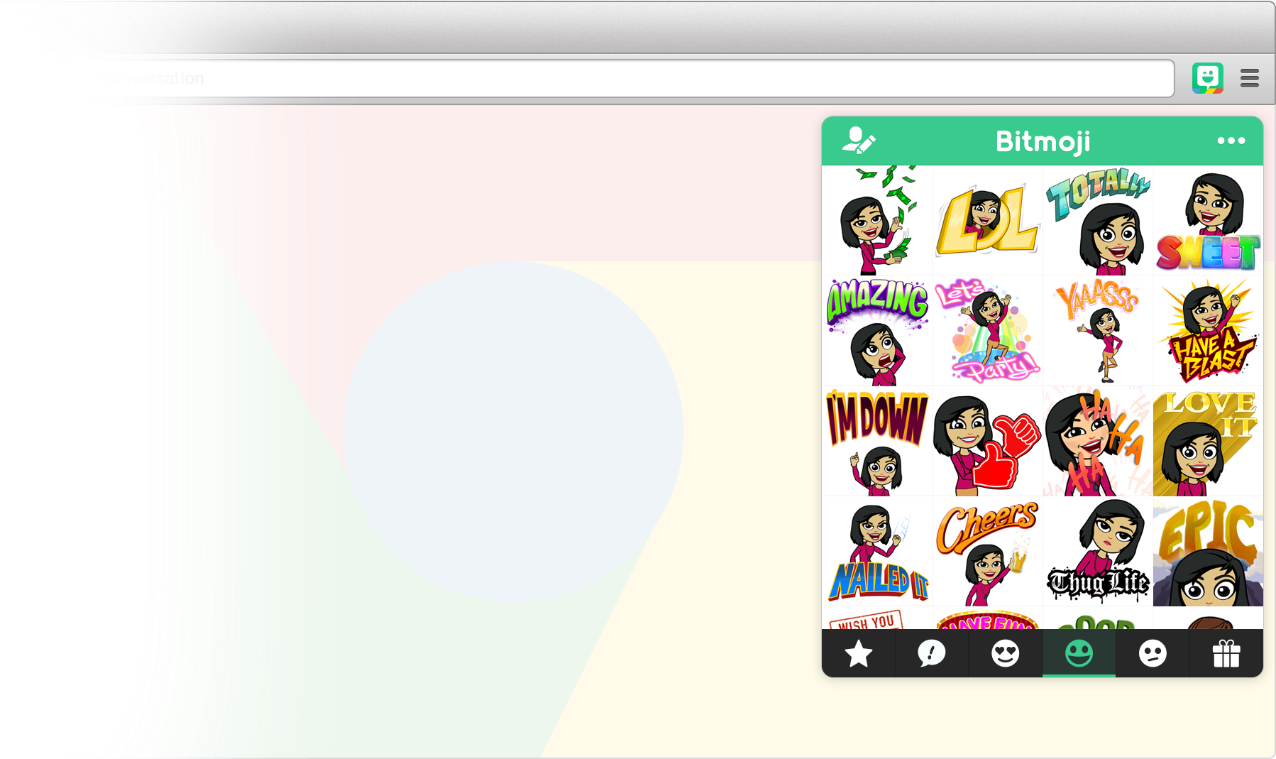 Bitmoji Png (2000x1068), Png Download