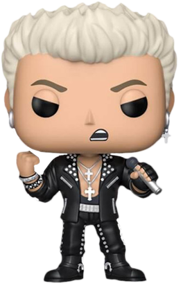 Billy Idol Pop Vinyl Figure (600x600), Png Download
