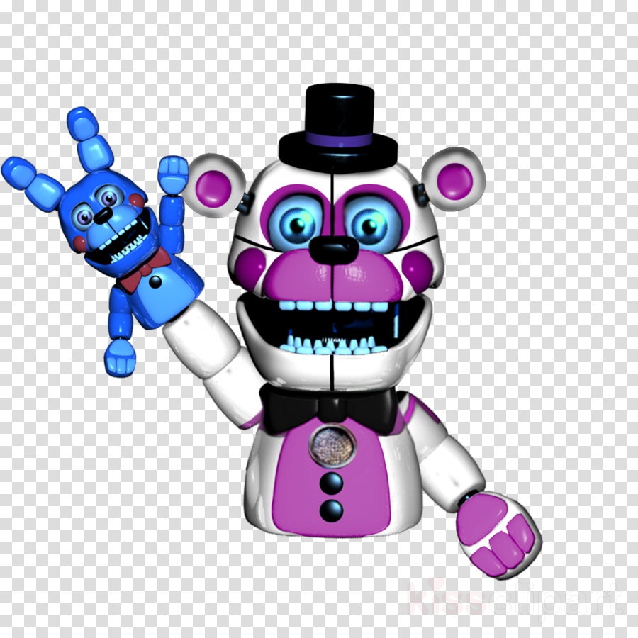 Funtime Freddy Pixel Art Clipart Five Nights At Freddy's (900x900), Png Download