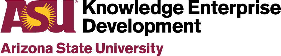 Asu Enterprisedevelopment Horiz Rgb Maroongold 150ppi (1066x292), Png Download