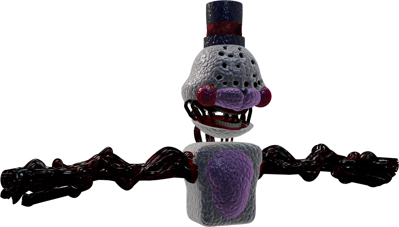 "nightmare" Funtime Freddy W (2048x1152), Png Download