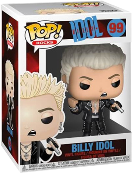 Billy Idol Pop Vinyl Figure (600x600), Png Download