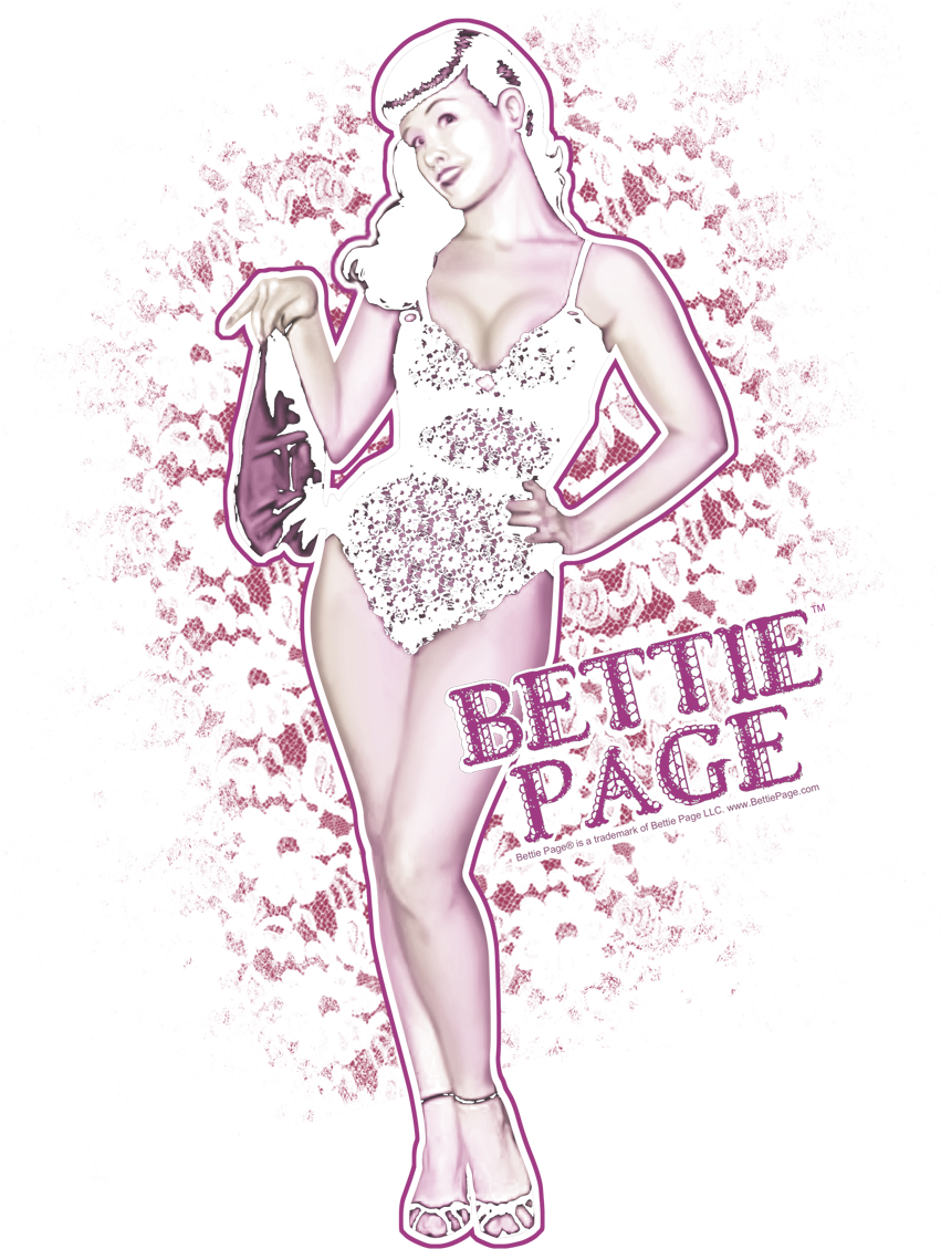 Bettie Page Lacy Pullover Hoodie (850x1146), Png Download