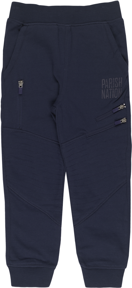 Boys Parish Nation Moto Zip Jogger Pants Kids Fleece (488x1000), Png Download