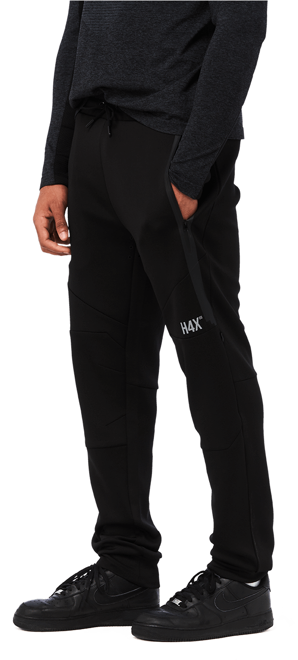 H4x Performance Jogger Black Side (922x1382), Png Download