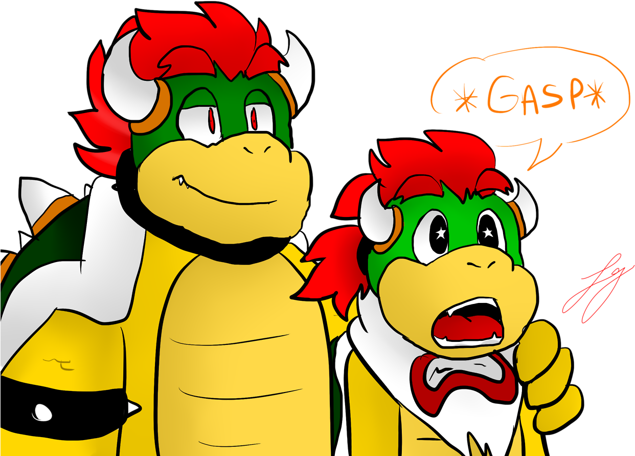 Well Ithink Bowser Gave Jr A Present Bowser Jr Likes (1280x922), Png Downlo...