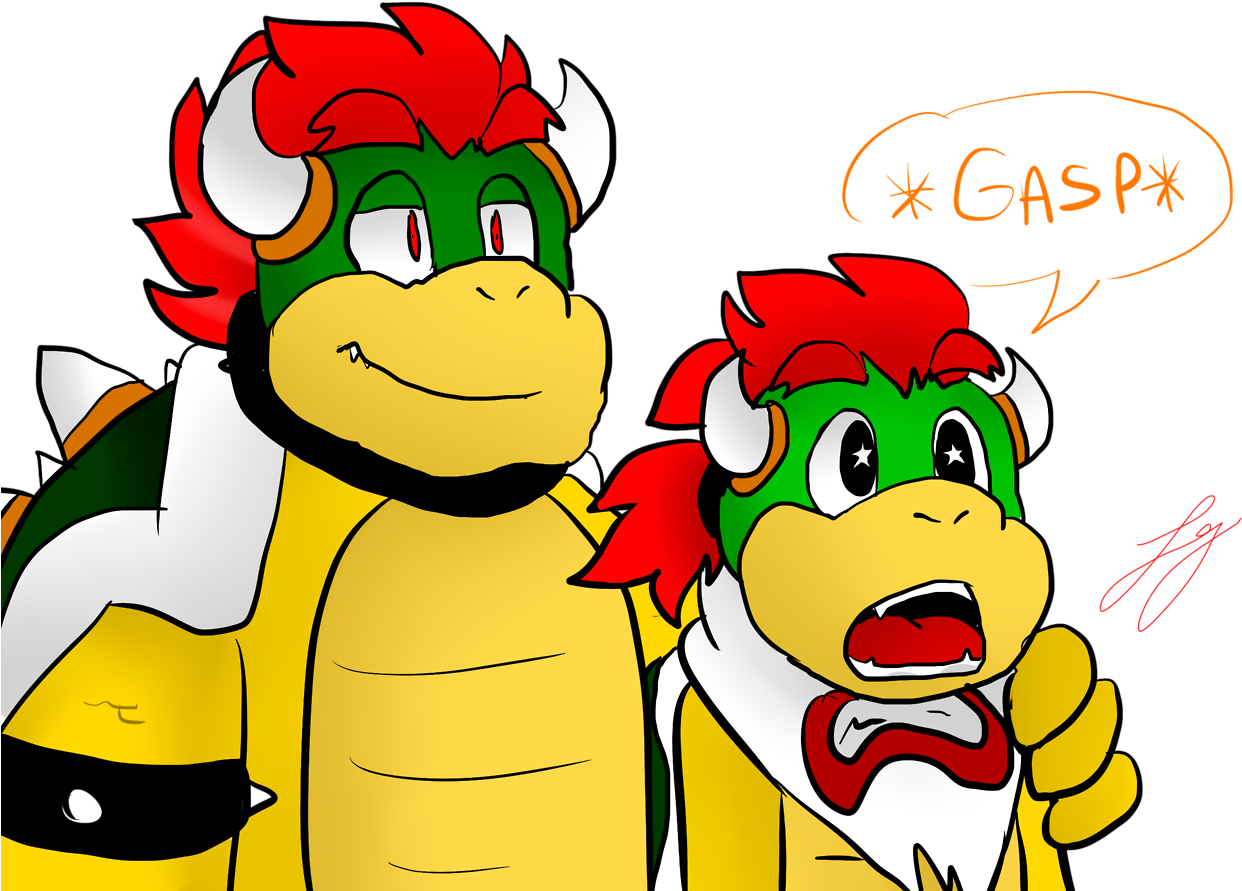 Well Ithink Bowser Gave Jr A Present Bowser Jr Likes (1280x922), Png Download