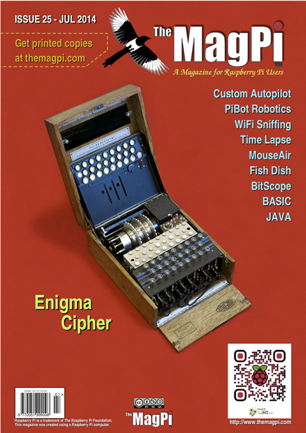 Issue 25 Of The Magpi Magazine (848x848), Png Download