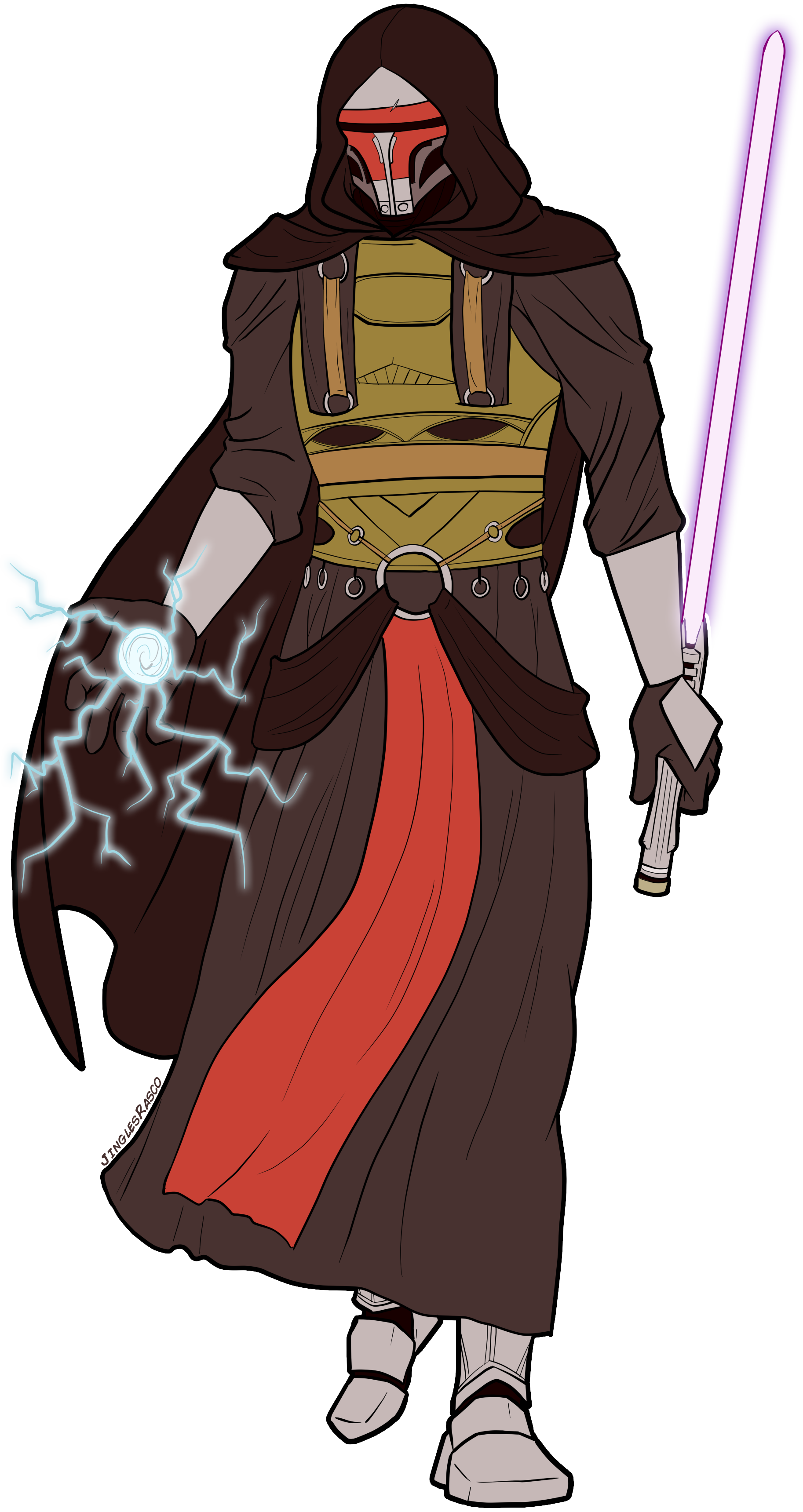 Revenge Drawing Sith (1826x3439), Png Download