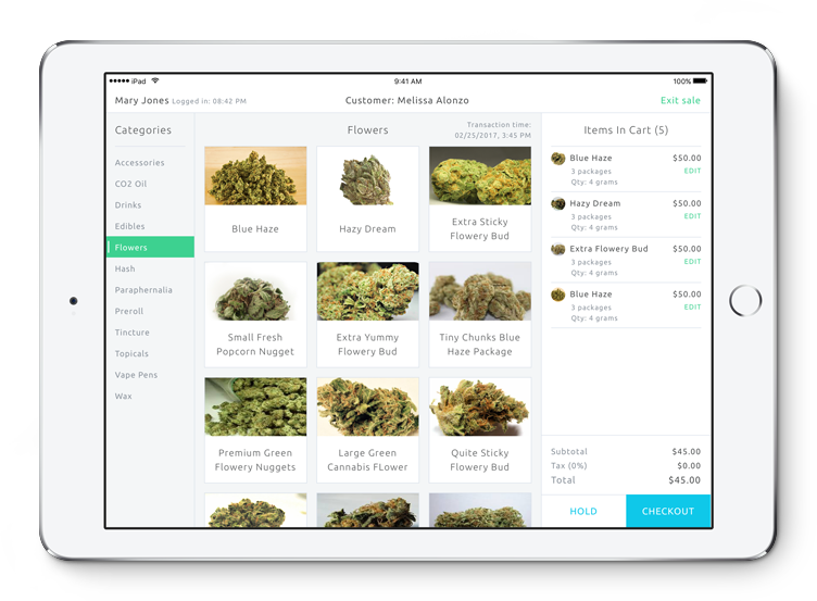 Blaze Retail Marijuana Pos Software (752x553), Png Download