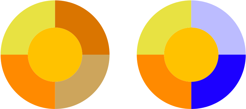 Schemes Provided By Harmony Are Triad, With Colors (1000x400), Png Download