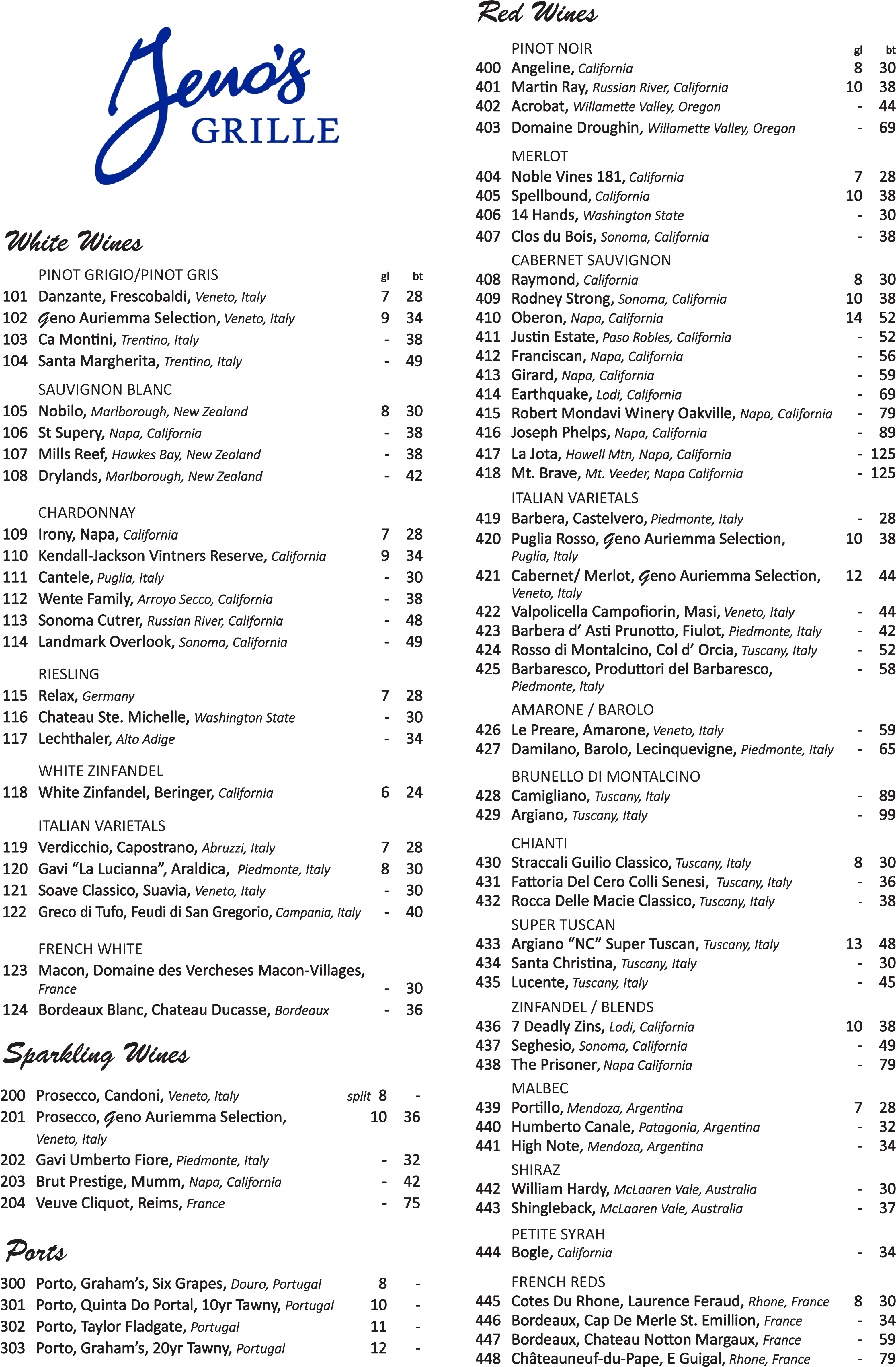 The Restaurant Information Including The Geno's Grille (3300x5100), Png Download