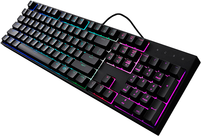 Teclado Cooler Master Masterkeys Lite L Rgb (668x760), Png Download