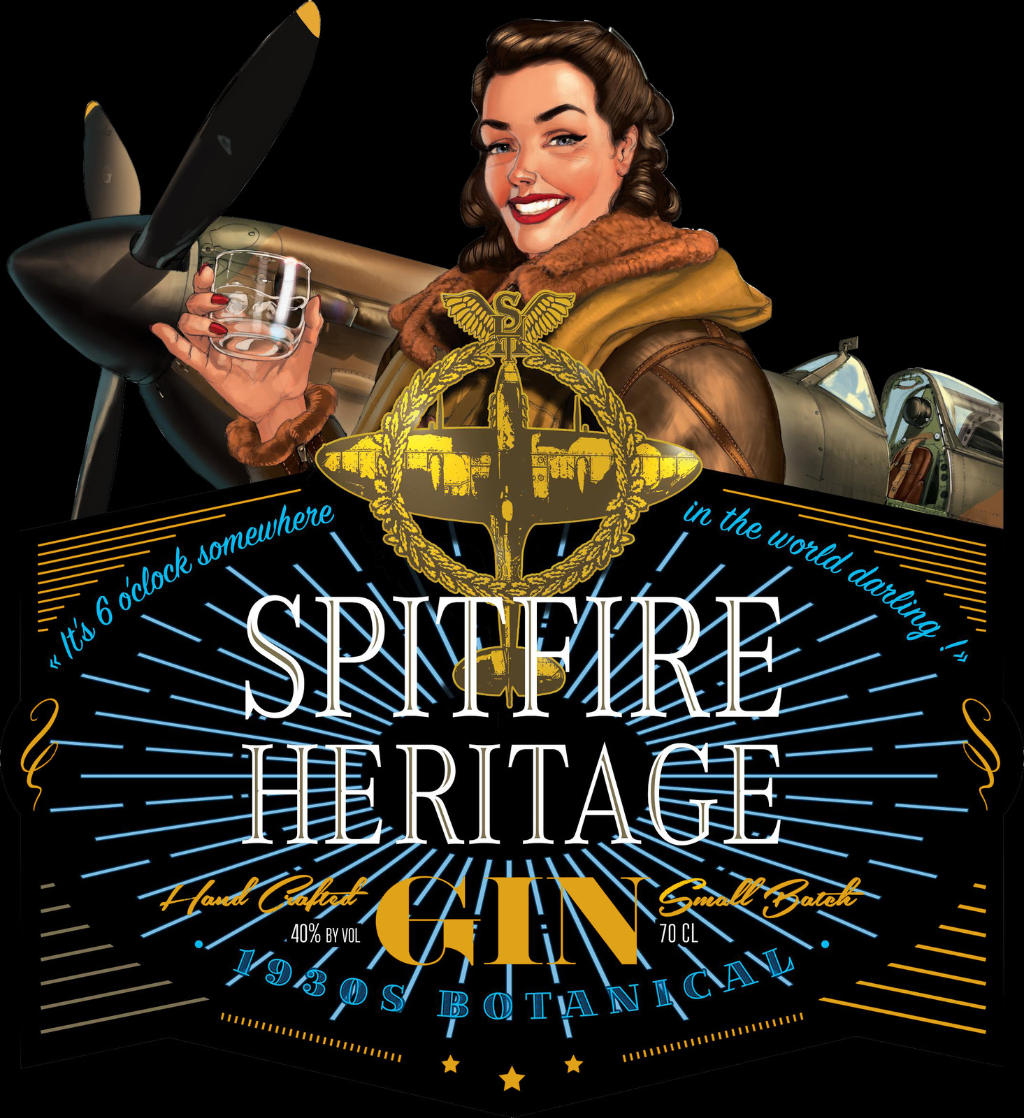 Spitfire Png (1465x1600), Png Download
