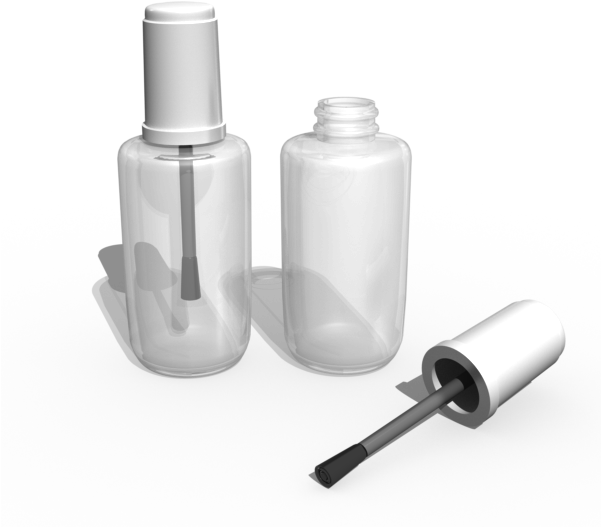 Ambos Botes Incorporan En La Tapa Un Pincel Para Realizar (600x600), Png Download