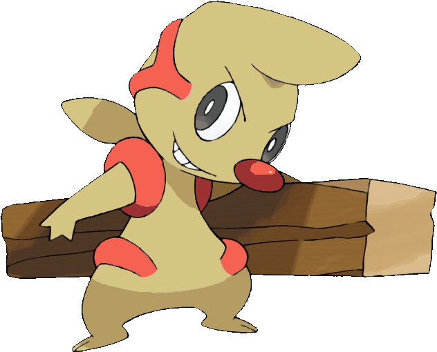 532 Timburr Shiny (632x510), Png Download