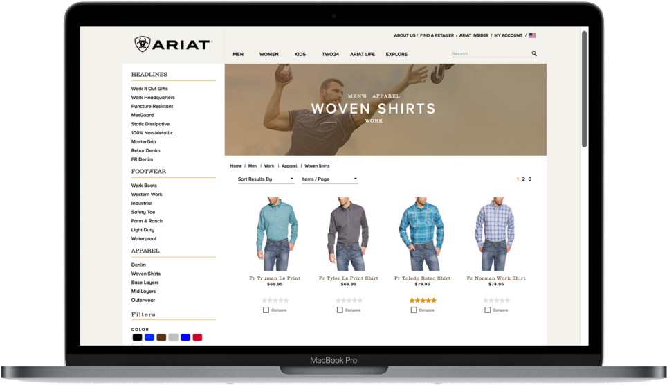 Ariat Work Homepage 0001 Layer Comp 2 (1000x586), Png Download