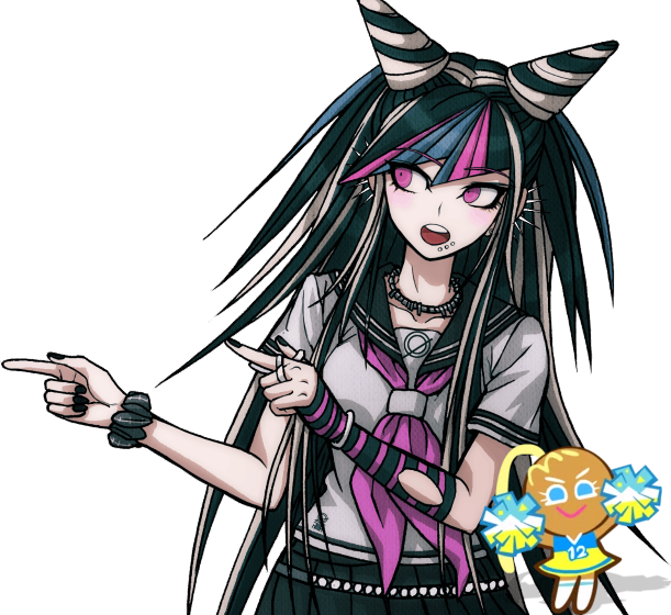 Ibuki Mioda (611x560), Png Download