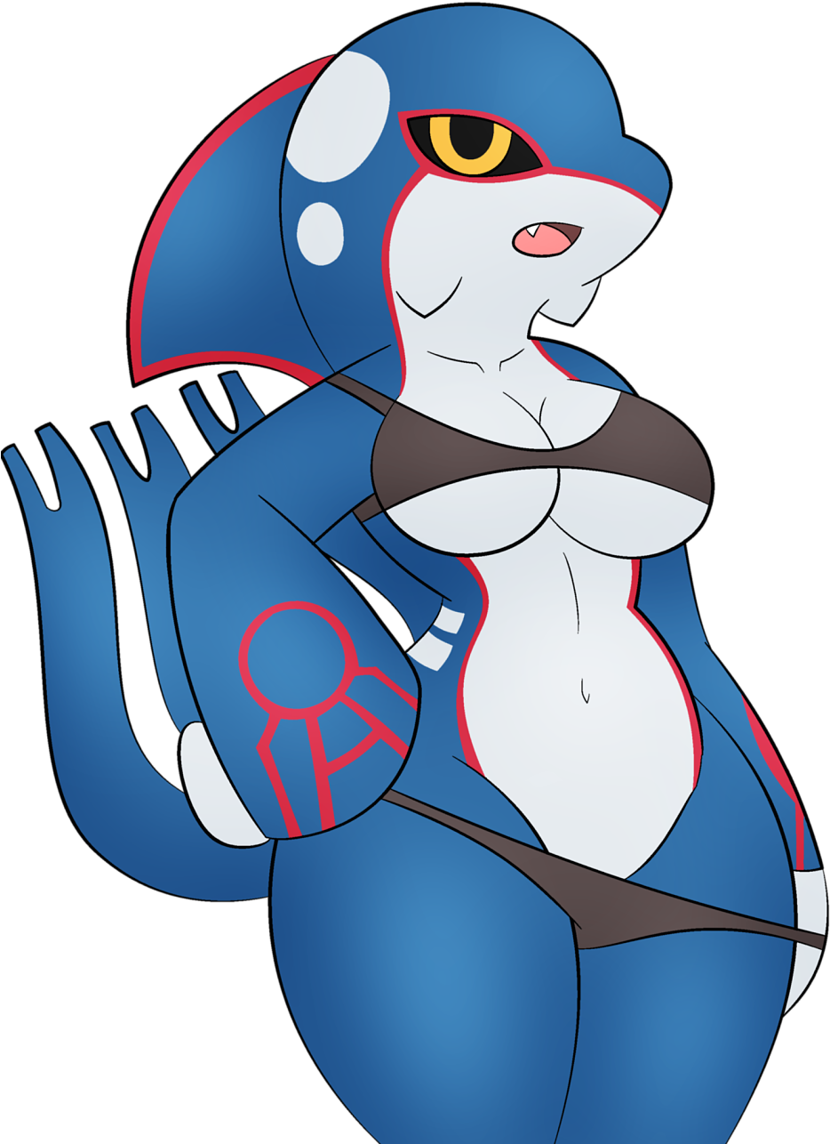 Kyogre Girl (943x1300), Png Download